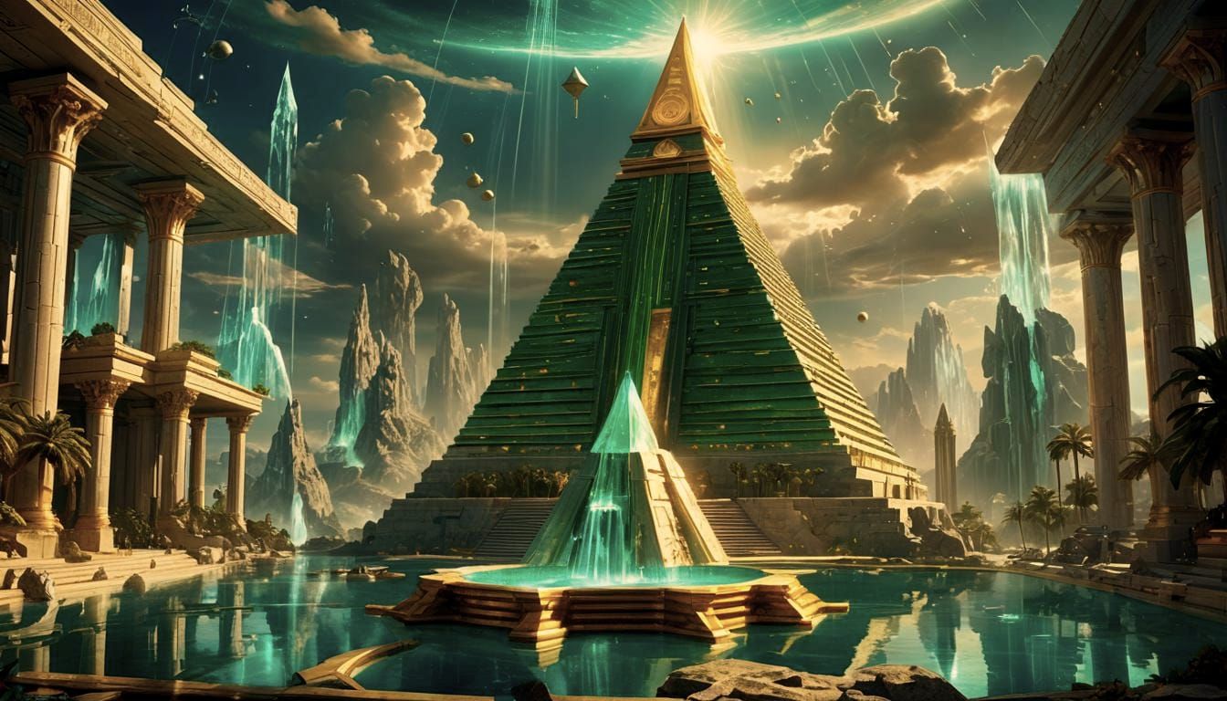 Atlantis: Golden Age Emerald Pyramid Temple of Healing