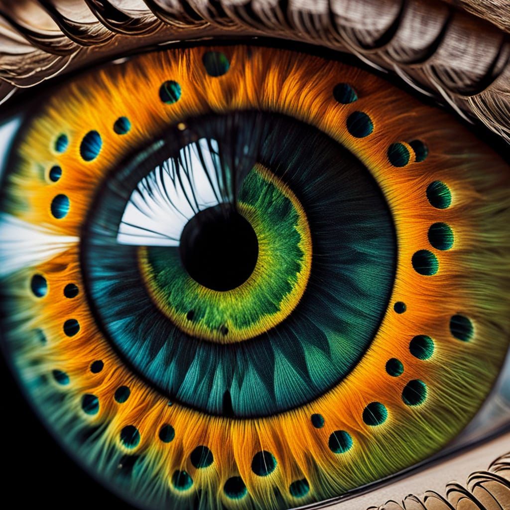 Macro Iris and Pupil