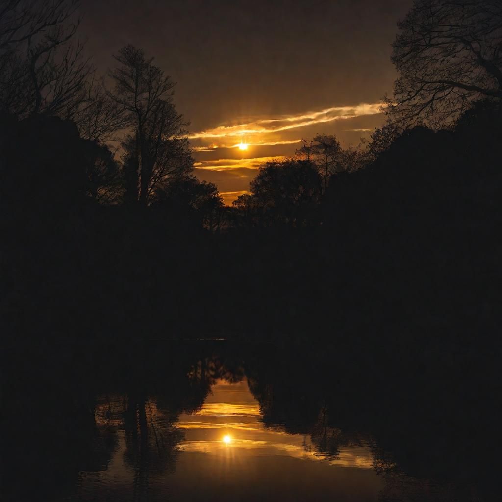 Light Overcoming Darkness Conceptual Image