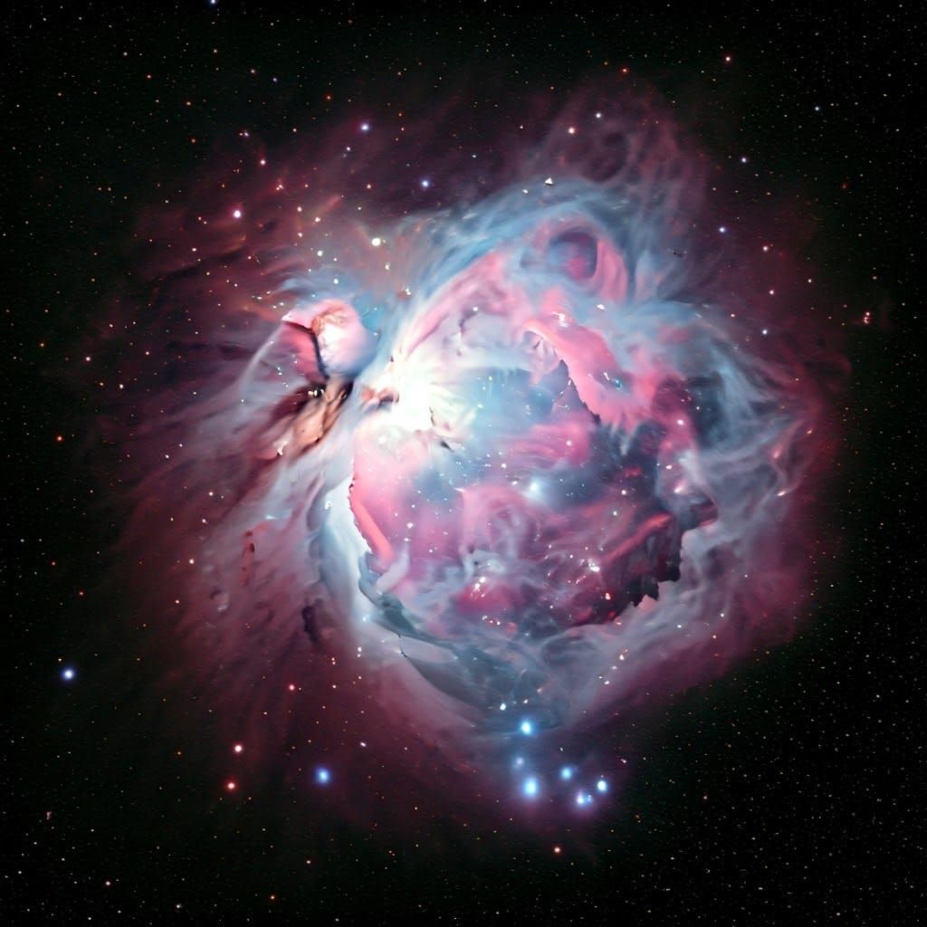 Ethereal View of Bug Nebula in Digital Art Style