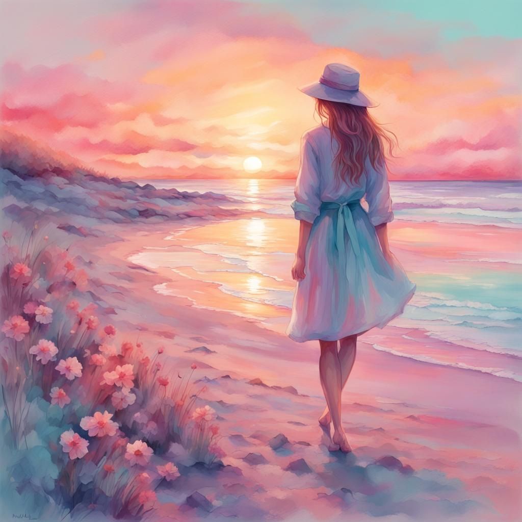 Pastel sunset