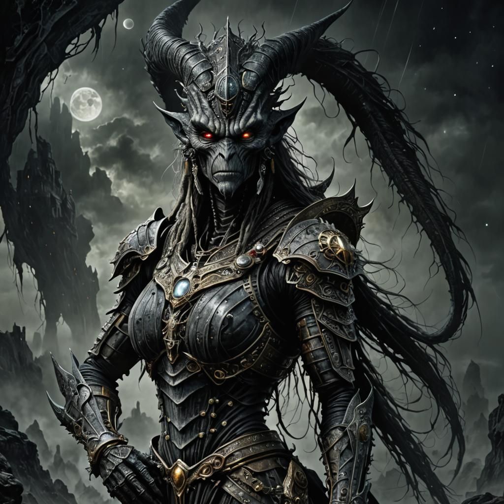 UFO with Engravings Over Burning Field