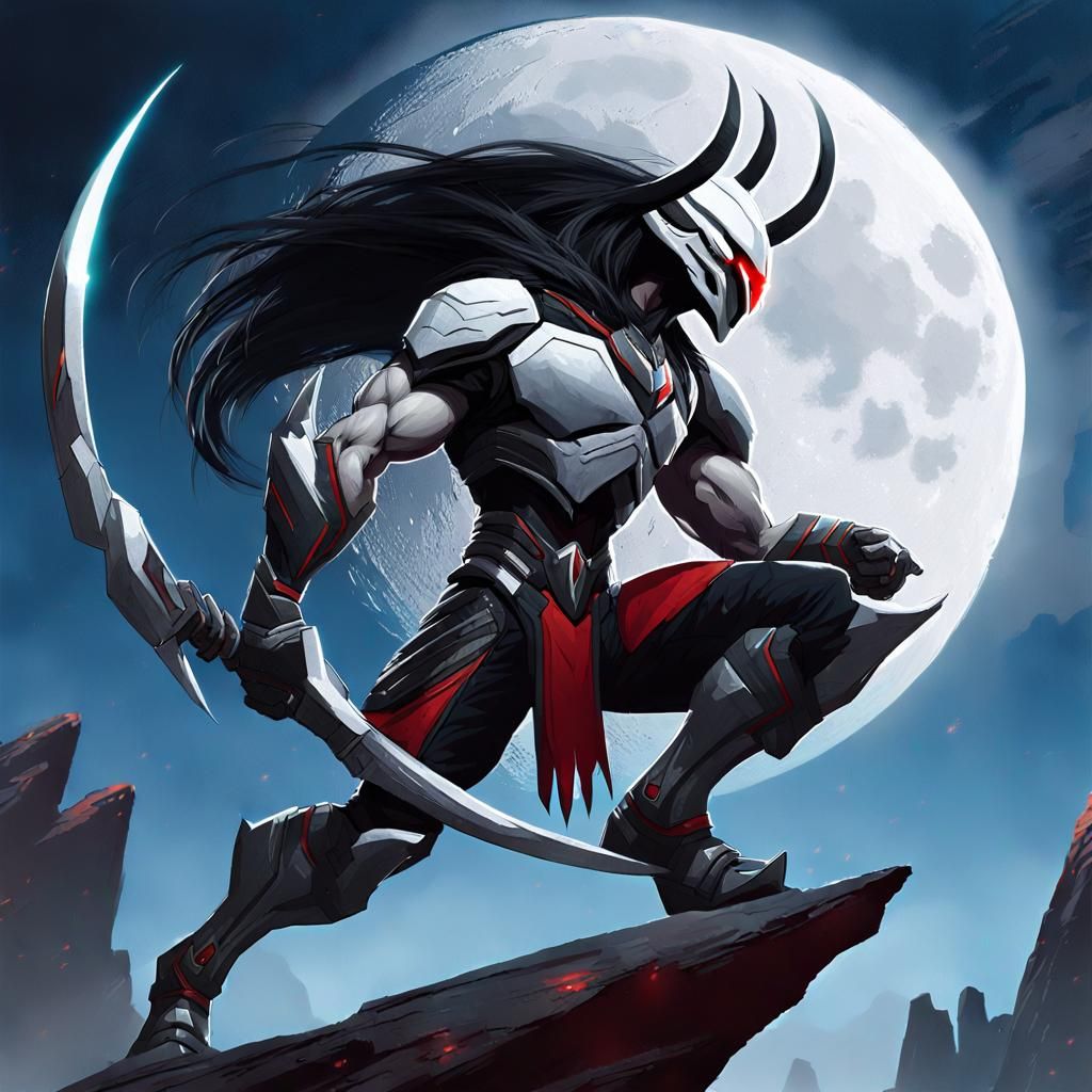 Monster Deity on Cliff in Phyrexian Style