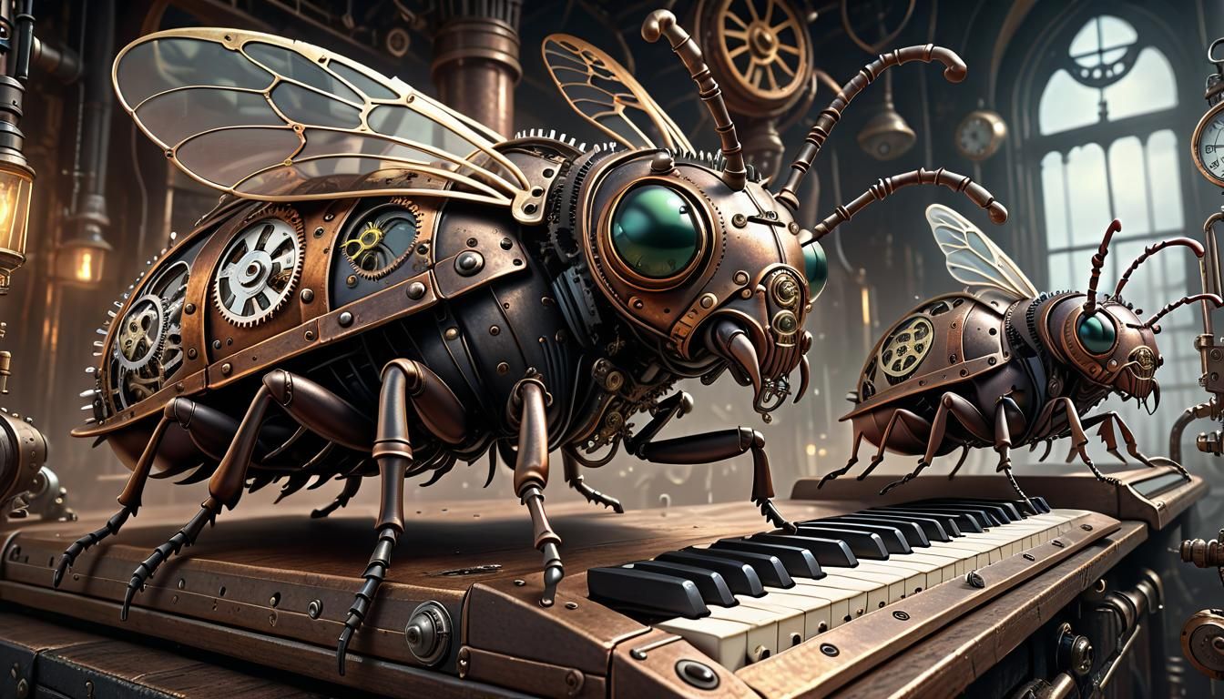 Steampunk bugs