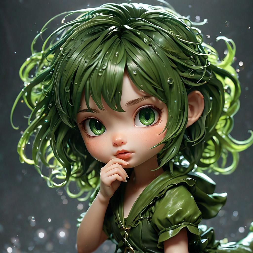 Portrait of a Slime Pixie