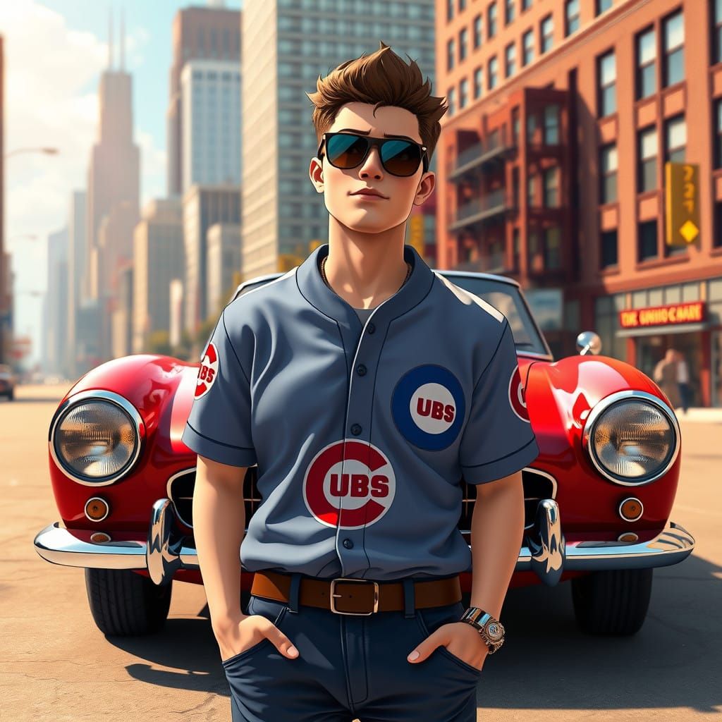 Ferris Bueller in Futuristic Chicago