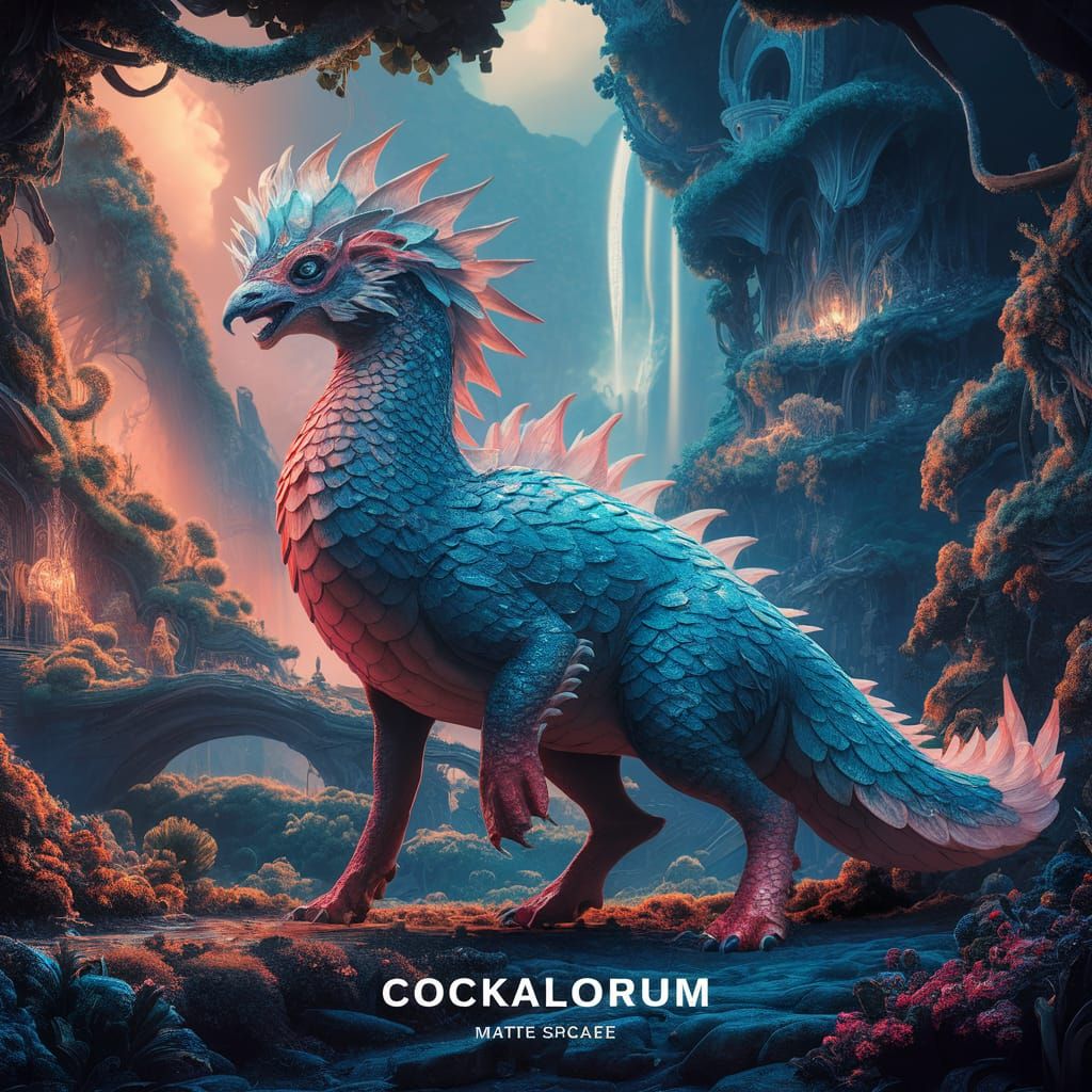 Fantastical Cockalorum Shimmers in Detailed Matte Painting