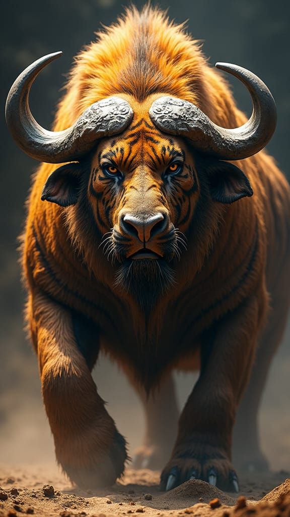 Tiger and buffalo hybrid