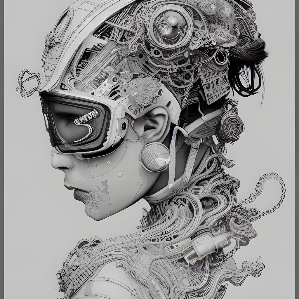 Cyberpunk Idol Portrait in Hyperdetailed Digital Art