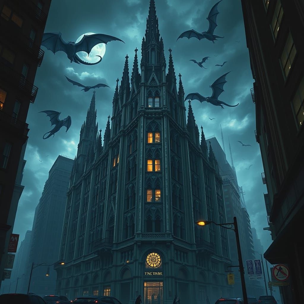 Gargoyles and Dragons Attack New York City