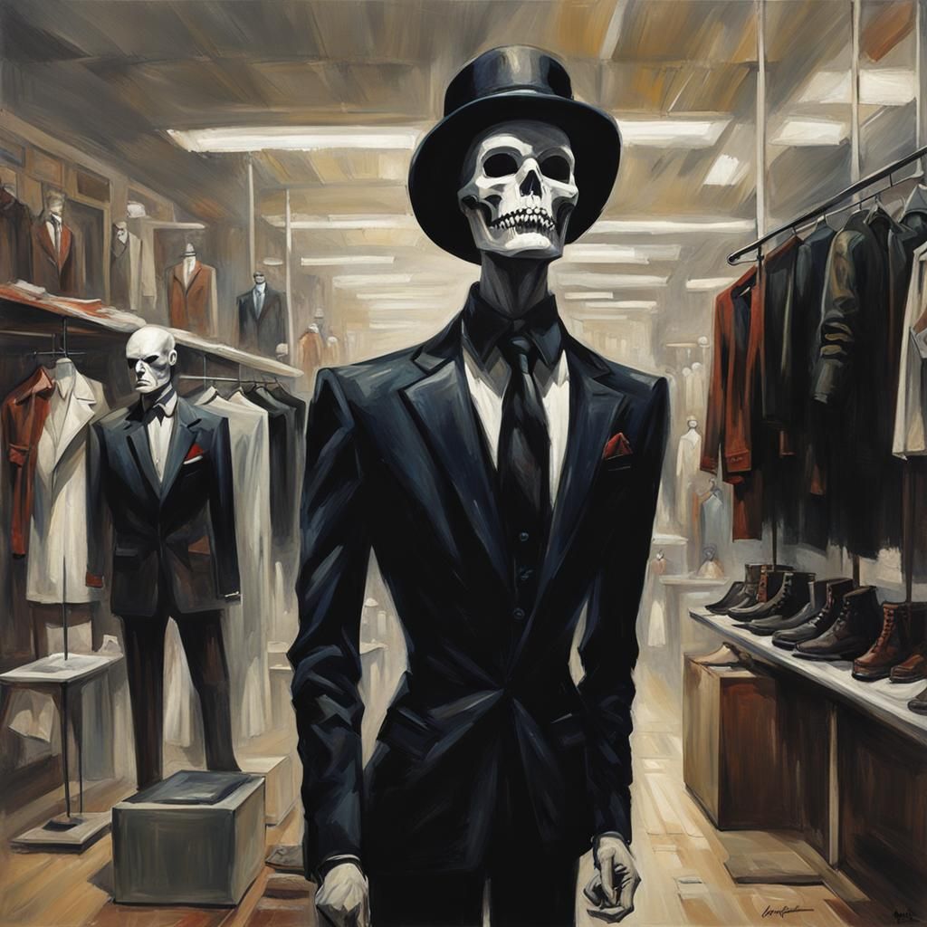 Sinister Mannequin in Greg Rutkowski Style