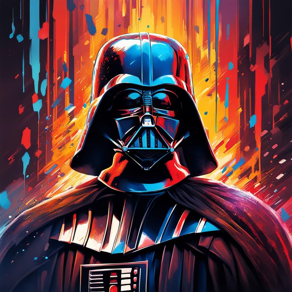 Hyperrealistic Darth Vader Concept Art