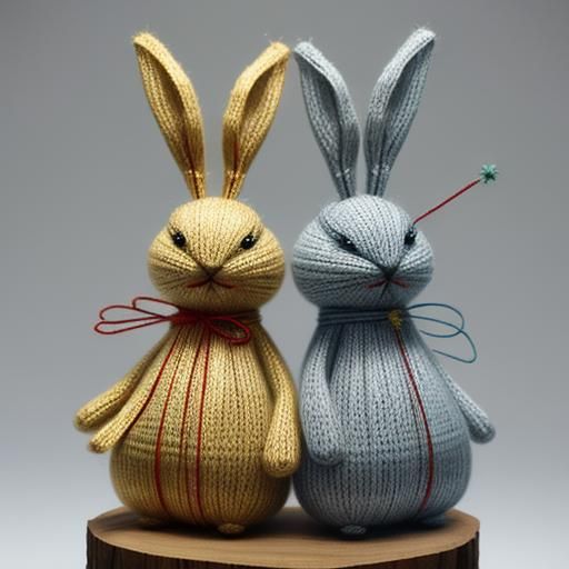 String Art: Mad Rabbit Sculpture
