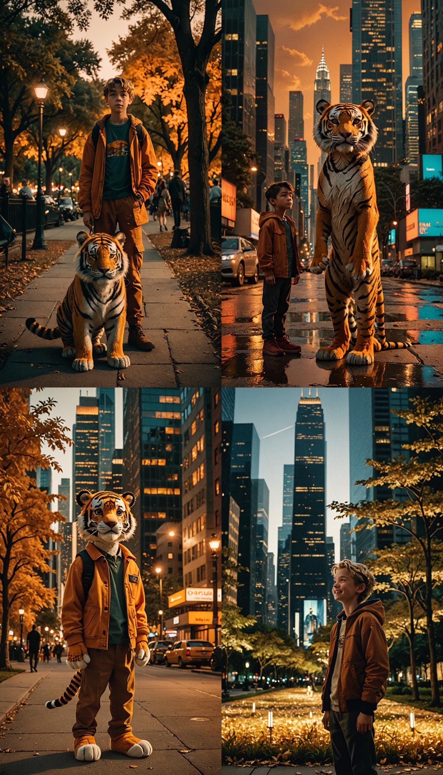 Calvin and Hobbes, visit the city. Where did Hobbes go? Wher...