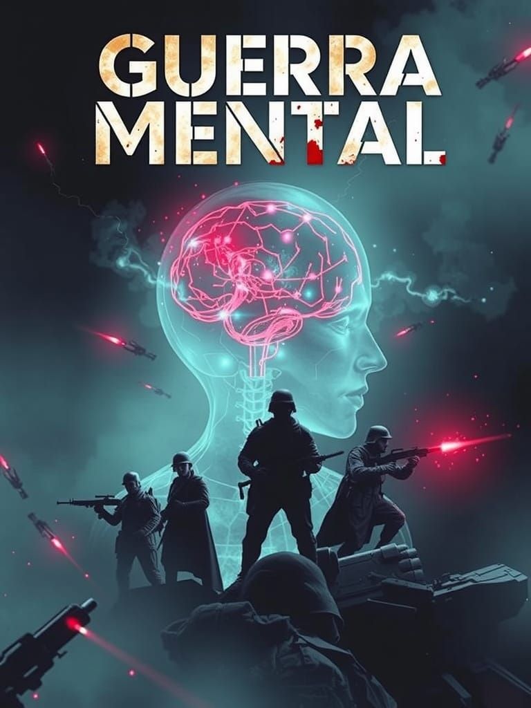 Dark Fantasy Book Cover: Mental Warfare
