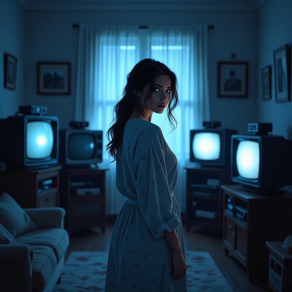 When I come home at night
I bolt the door real tight
People ...