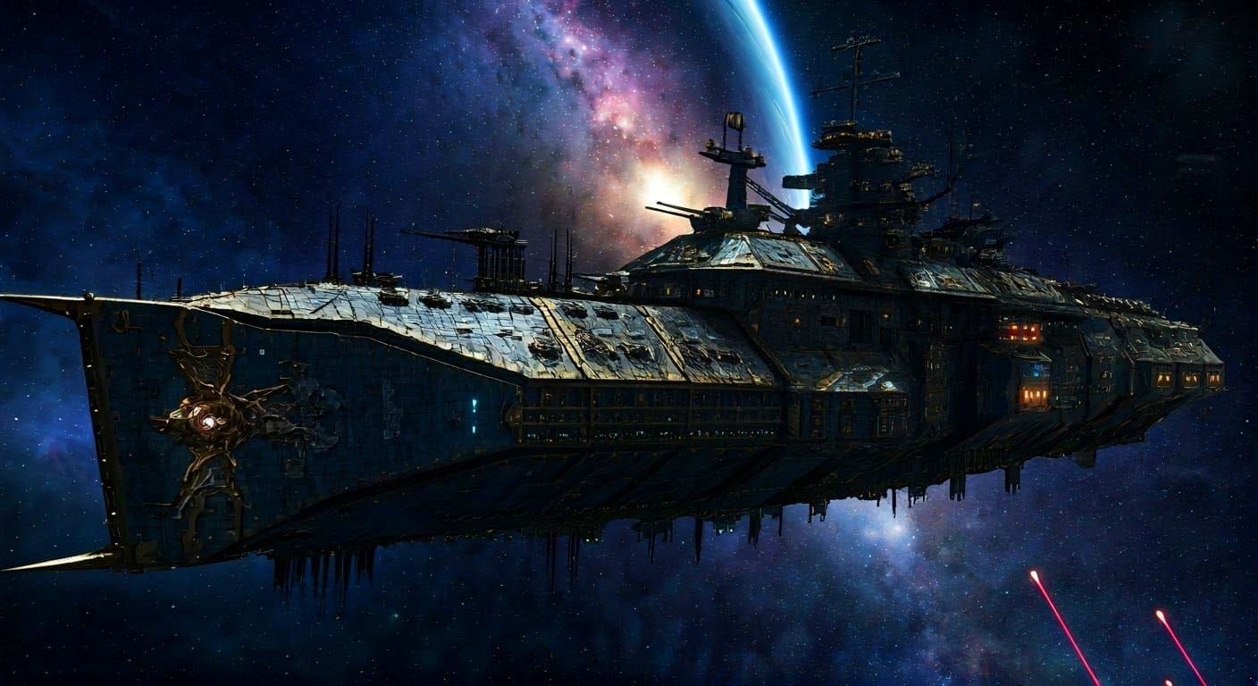 Epic Warhammer 40k Gothic Space Battle