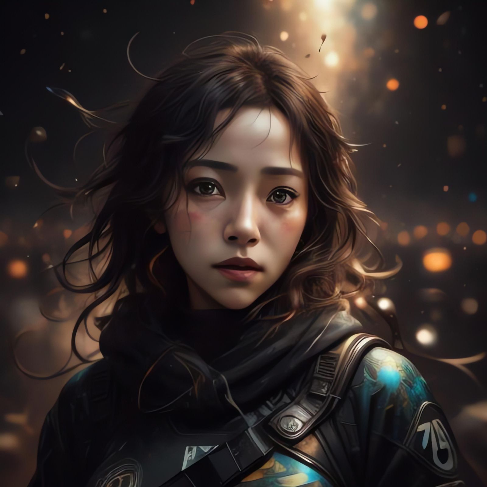 Abstract Splash Art: Fantasy Image in 8K Resolution