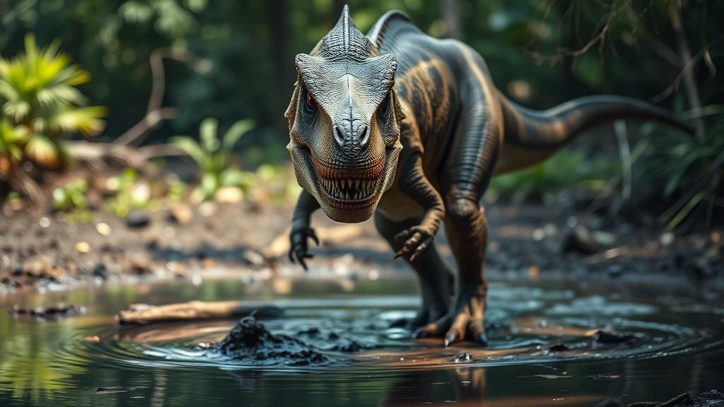 Menacing T-Rex Stares Down the Lens