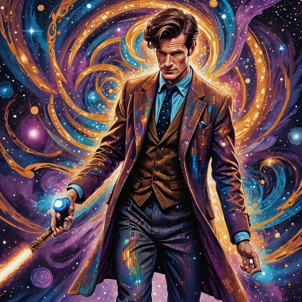 Eleventh Doctor Astral Plane Cosmic Illustration
