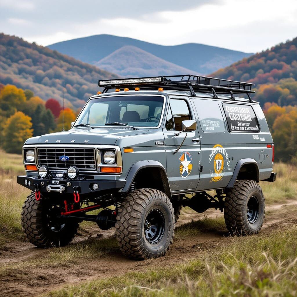 Ford Econoline 4x4 Van Roaming Shenandoah Valley