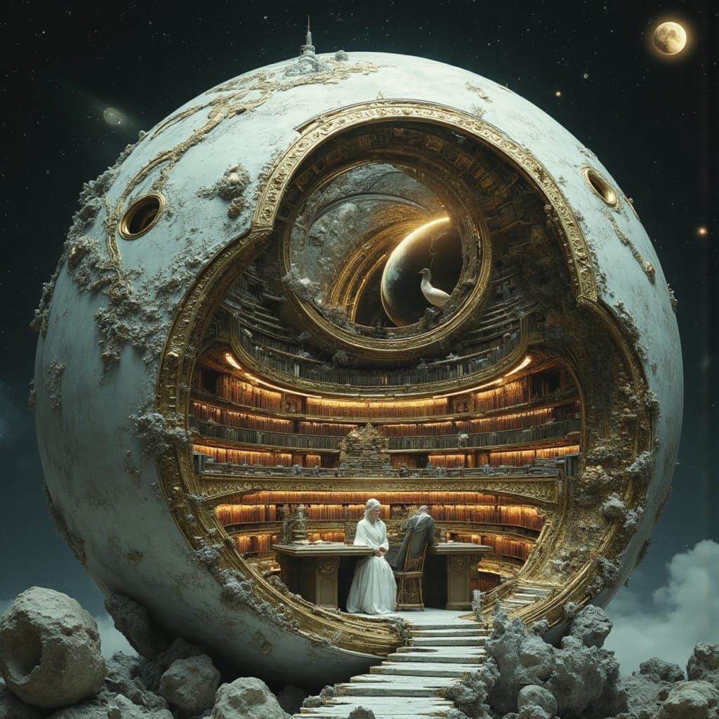 Glowing Magical Globe Exposes the Galaxy's Ancient Library