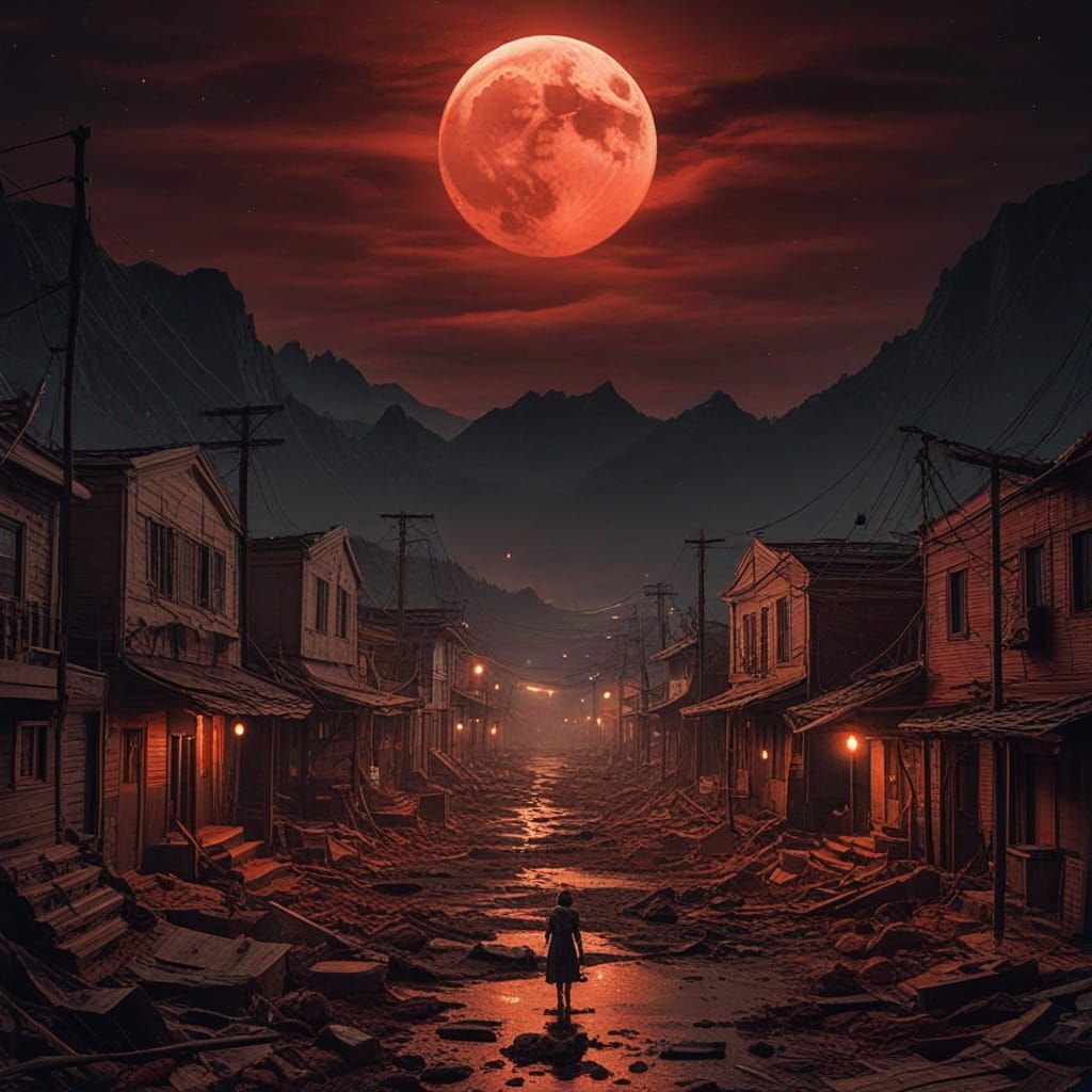 Hellscape Under Blood Moon