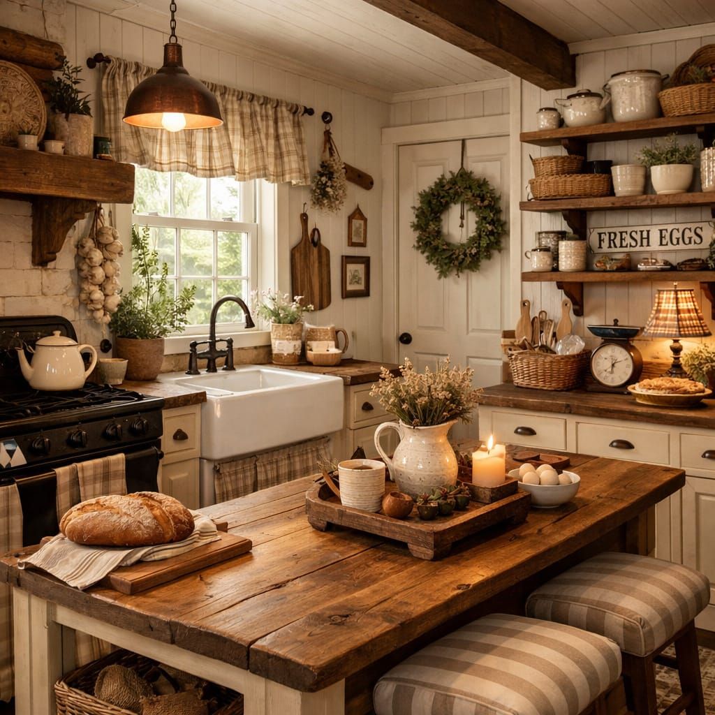 Cozy Farmhouse Kitchen Design Ideas