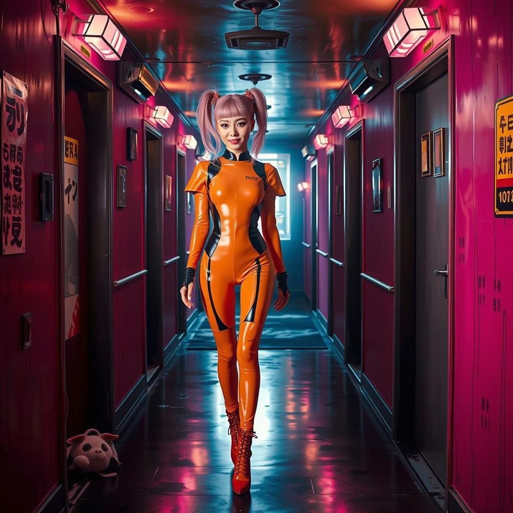 Japanese Pop Star in Wong Kar-wai Film Aesthetic