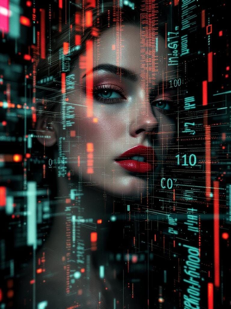 Glitch Photography Reveals Fractured Reality in Digital Art