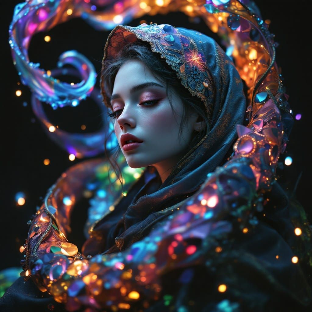 Ethereal Beauty in a Dreamlike Setting