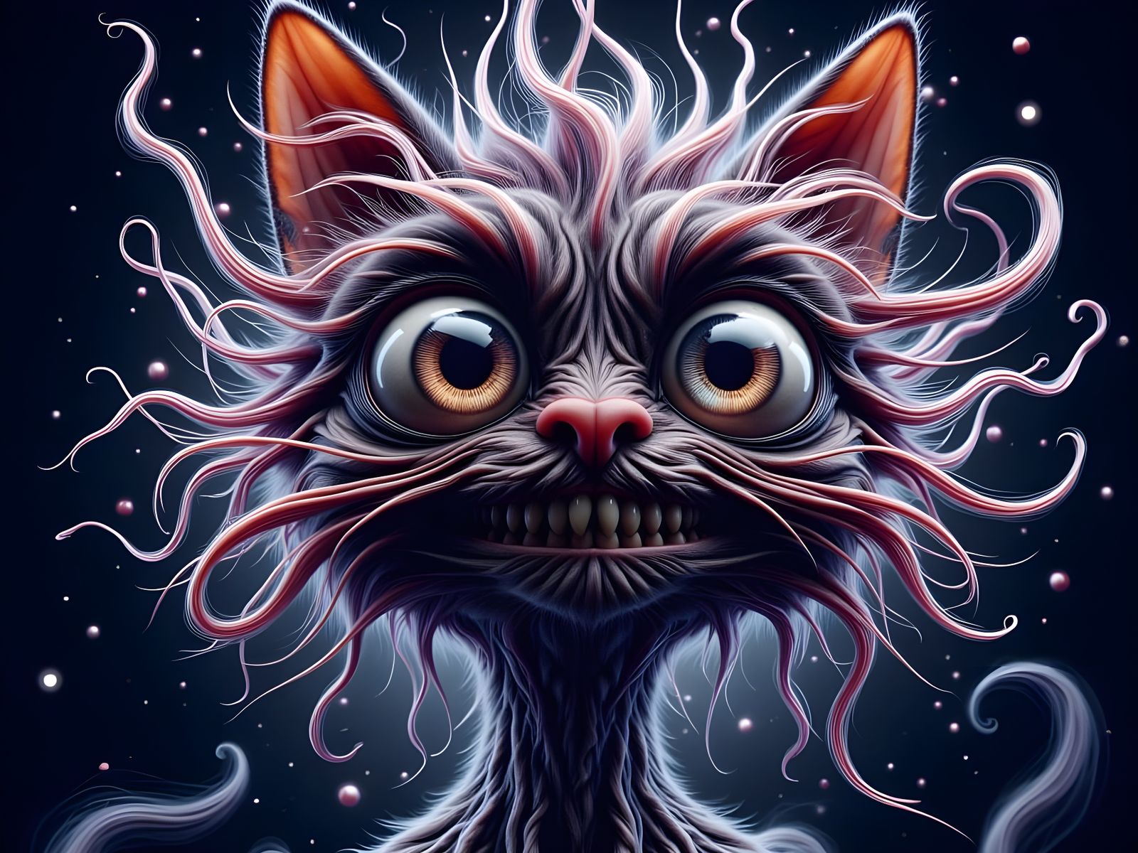 Cosmic Dreamer in Sacred Geometry Skin