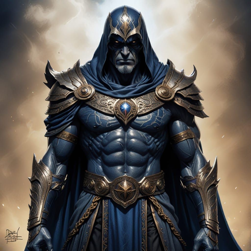 En Sabah Nur: Hyperrealistic Comic Book Art Portrait