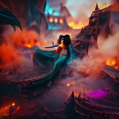 Fantastical Battle Between Maria and Esmeralda