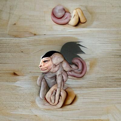 Detailed Image of an Alchemical Homunculus
