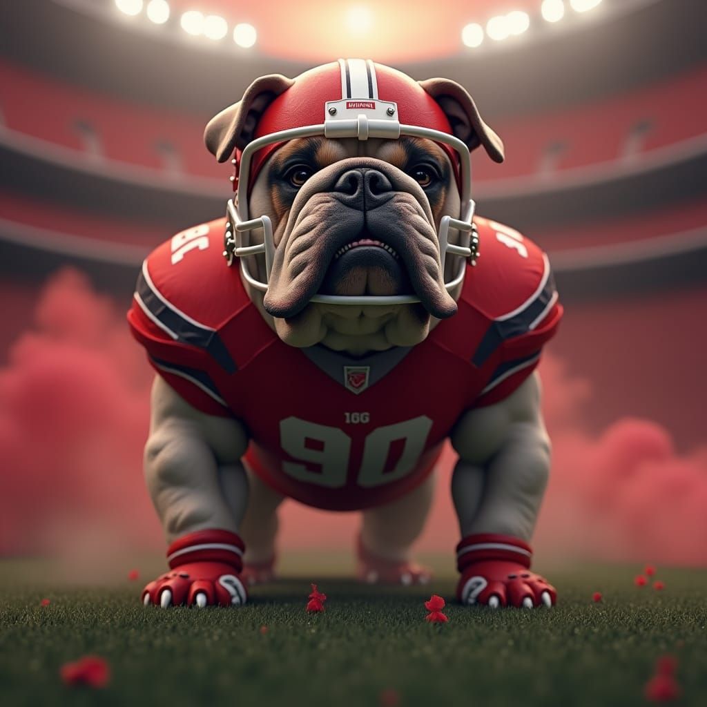 Regal Bulldog Football Concept Art