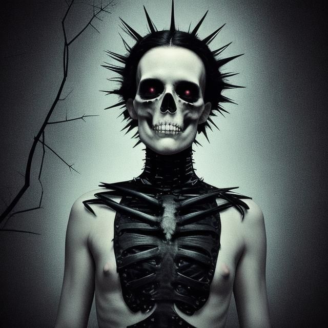 Spooky Pinhead Pinterest Illustration