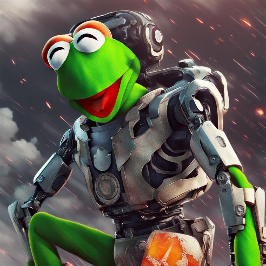 Cyborg Kermit: A Magnificent Cinematic Creation
