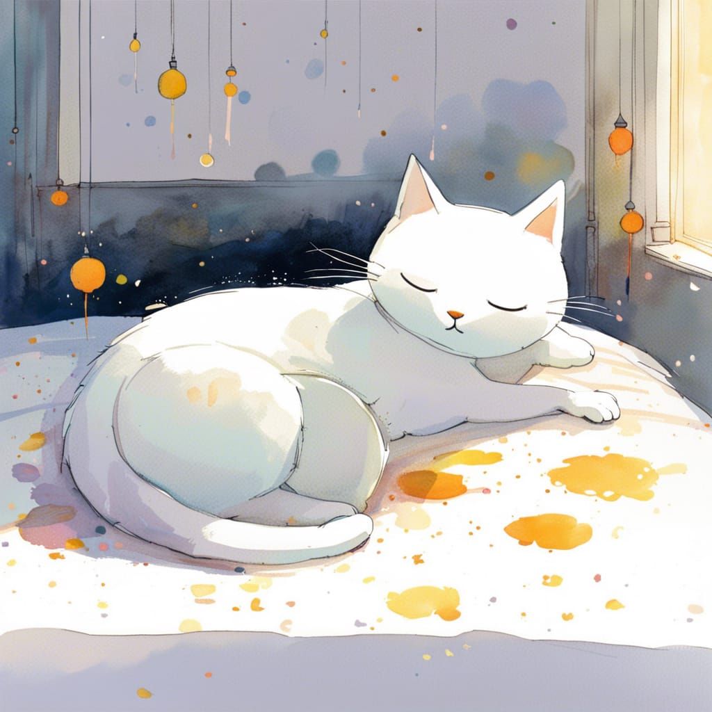 Cat sleeping