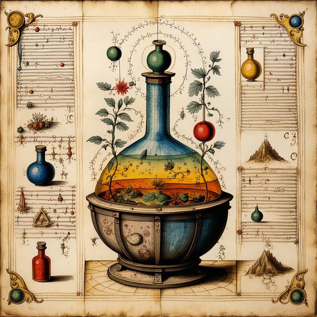 Alchemical manuscript