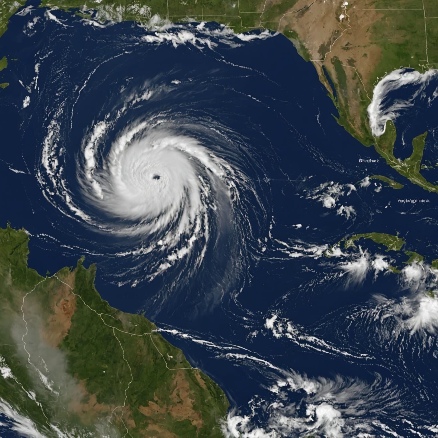 Stealthy Tropical Depression Visualized by AI