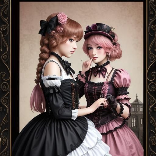 Pink Sissymaid's Secret Makeup Session: Steampunk Style