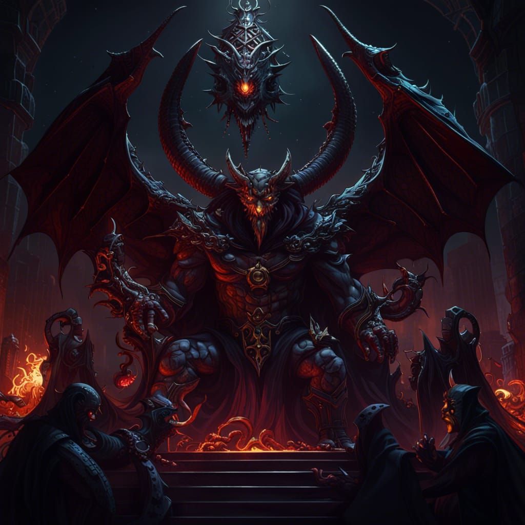 Demonic Gathering: Fantasy Concept Art in 8K