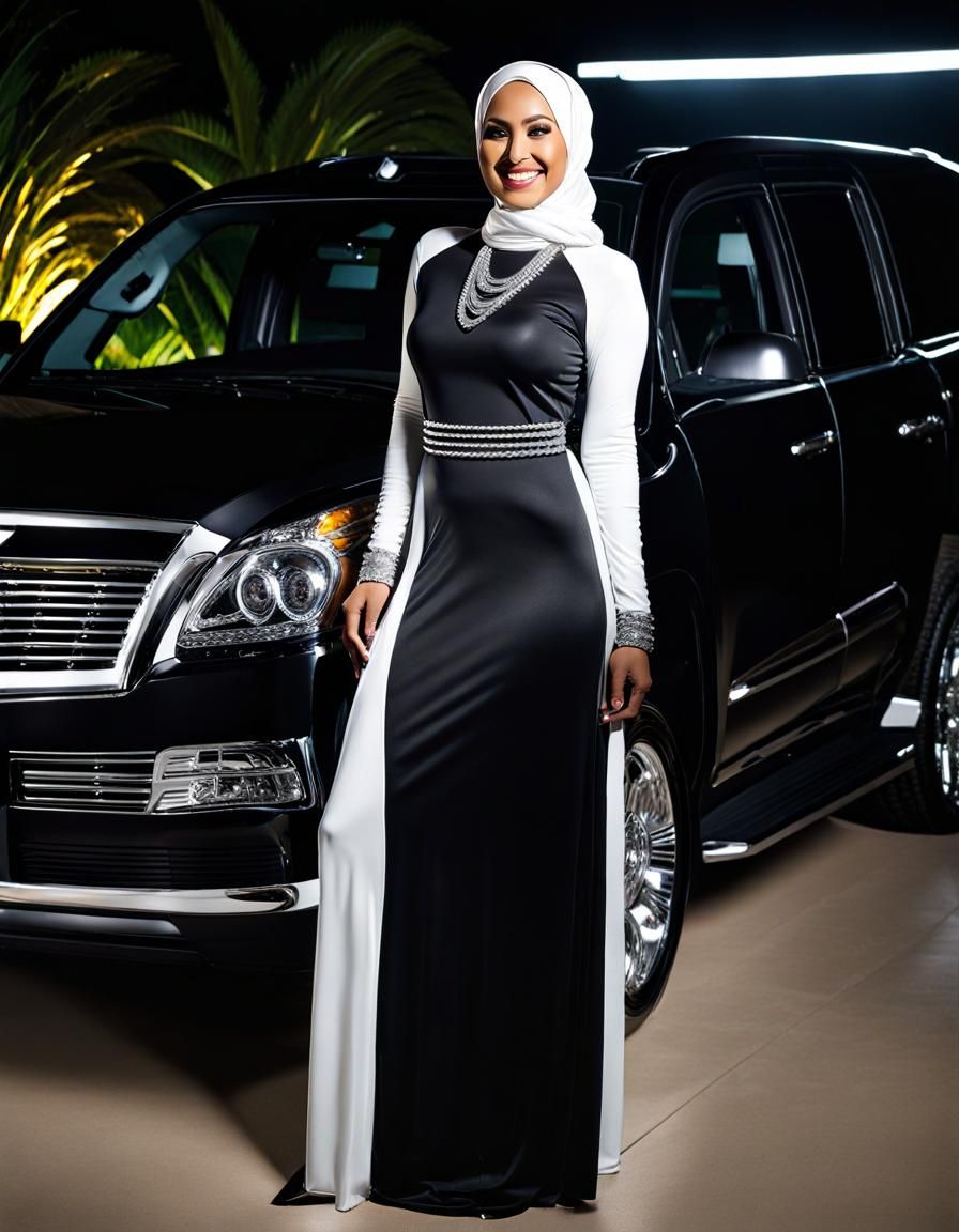 Psychedelic Portrait of a Woman in Black and White