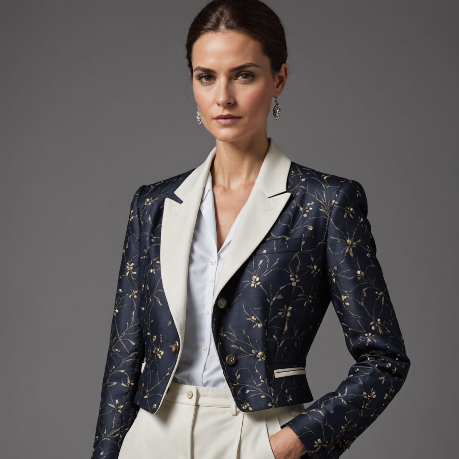 Woman in 13th Century Style Portrait