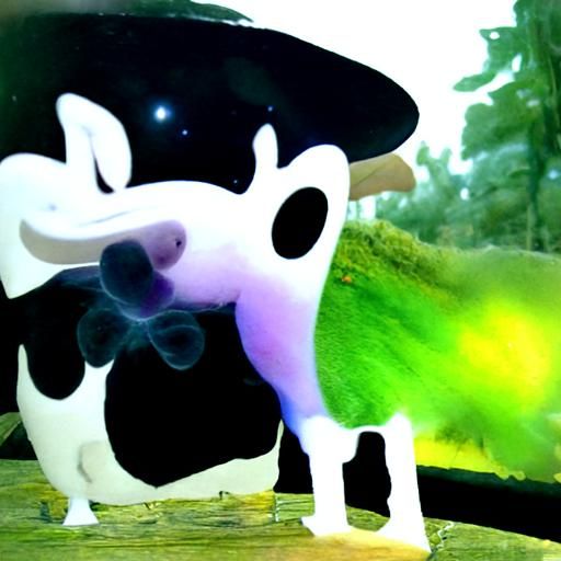 Enchanted Bovine: A Whimsical Magic Cow