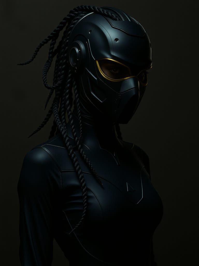 Raven Noir: Spectra in Futuristic Shadow