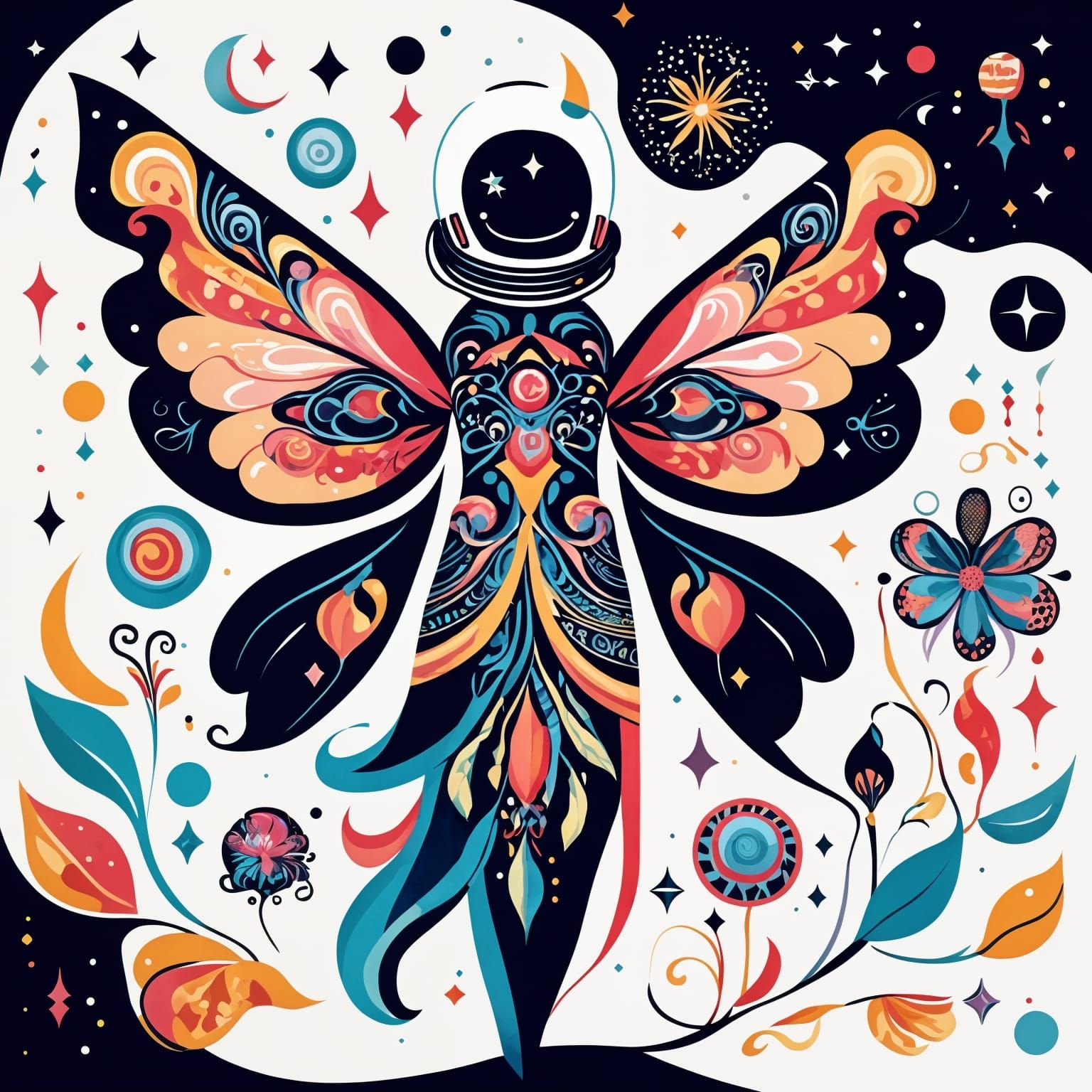 Emergent vibrant intricate patterns and rhythmic curves The ...