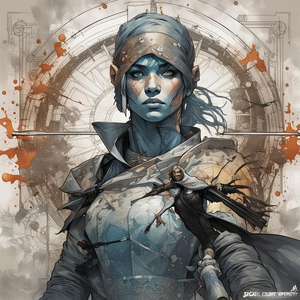 Cassandra Alexandre: Ultrarealistic Digital Oil Painting