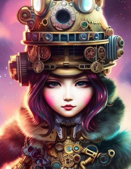 steampunk woman